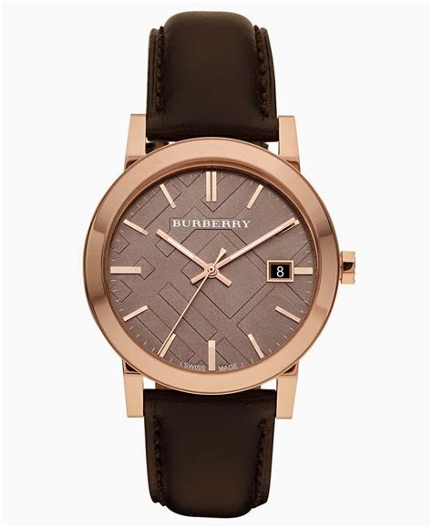 men burberry watch|burberry men's watch leather strap.